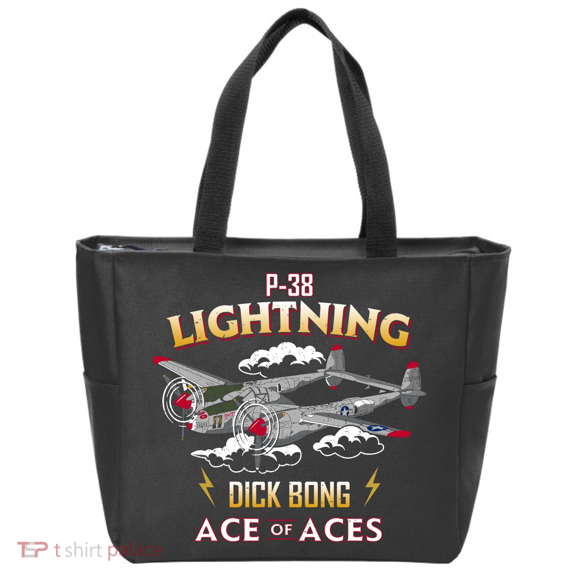 Lockheed P38 Lightning Tote Bag
