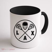 LAX Player Lacrosse Lacrosse Logo Lacrosse Lovers Coffee Mug thumb 1