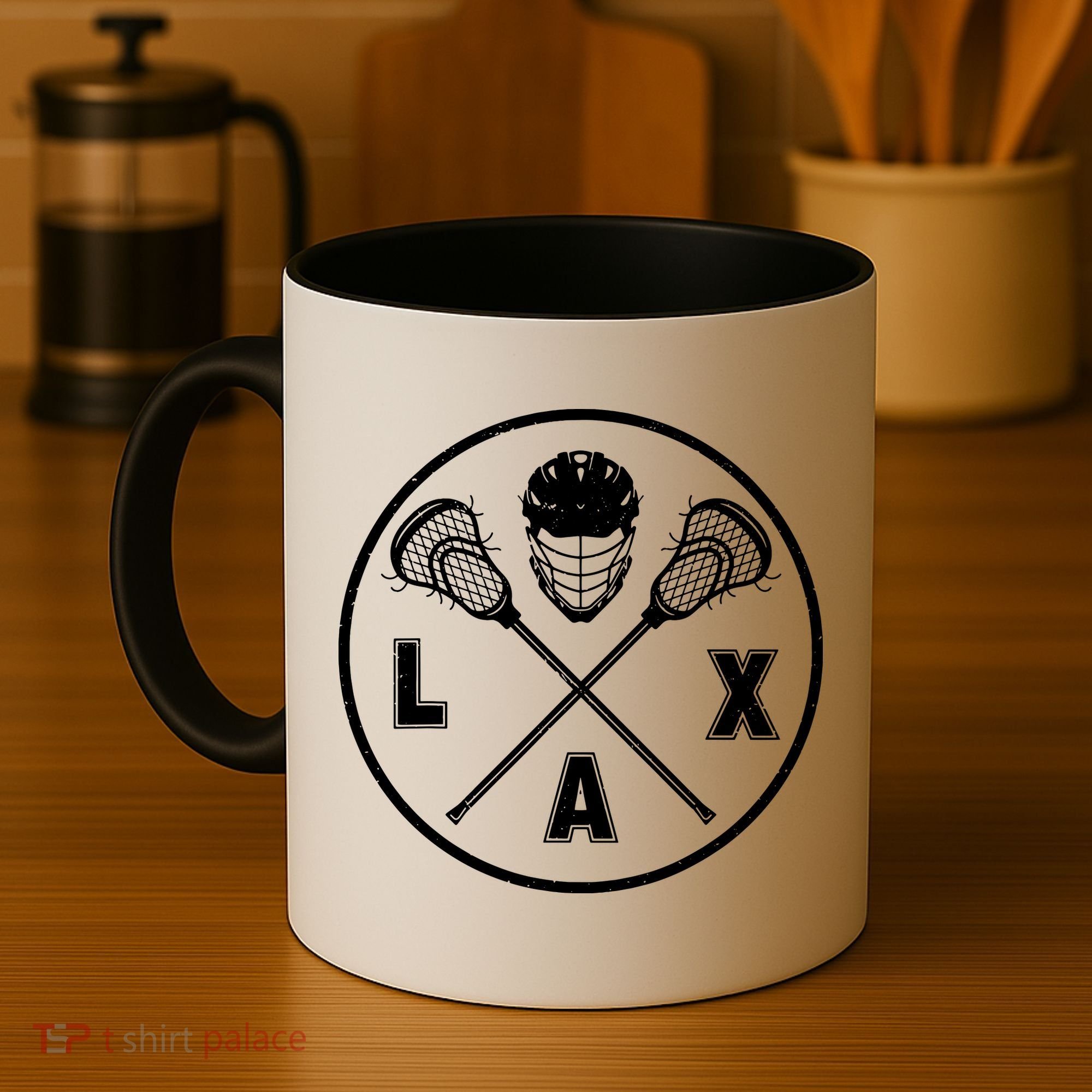 LAX Player Lacrosse Lacrosse Logo Lacrosse Lovers Coffee Mug