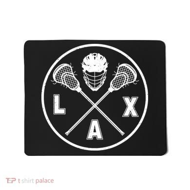 LAX Player Lacrosse Lacrosse Logo Lacrosse Lovers Mousepad