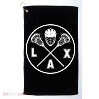 LAX Player Lacrosse Lacrosse Logo Lacrosse Lovers Golf Towel thumb 0