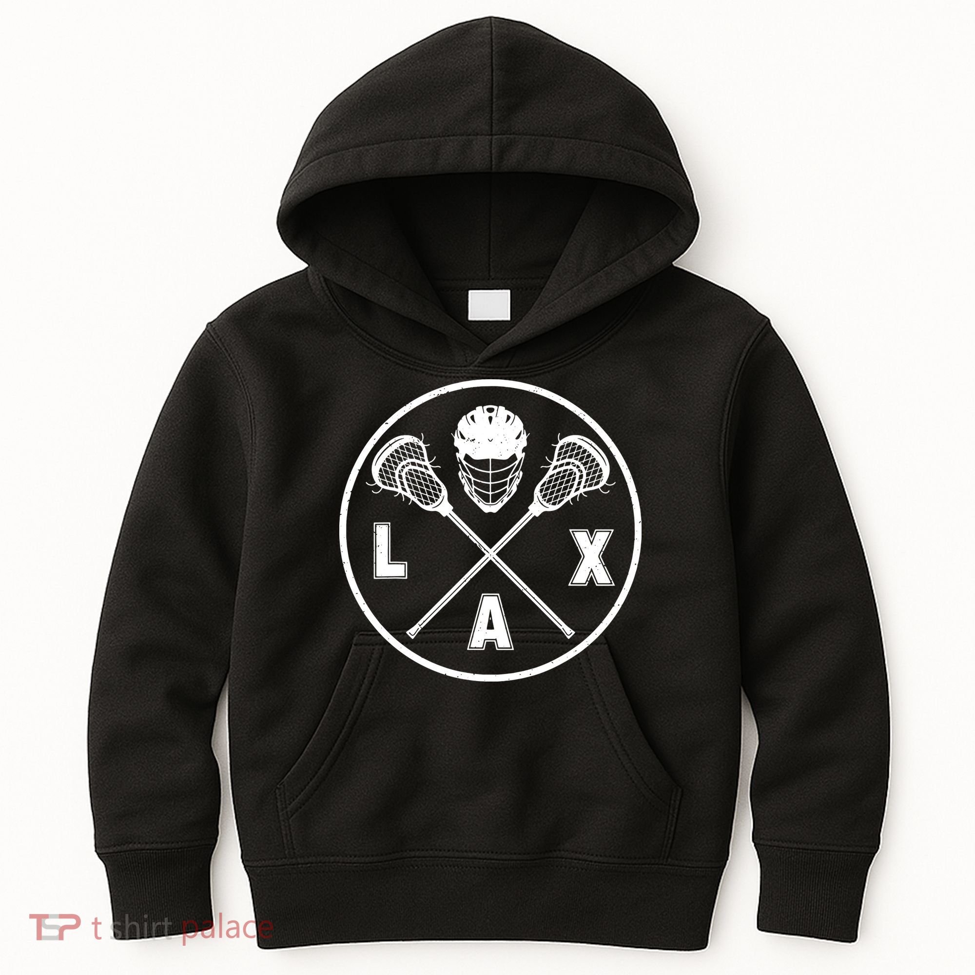 LAX Player Lacrosse Lacrosse Logo Lacrosse Lovers Kids Hoodie