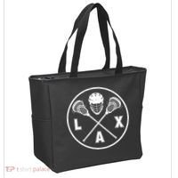 LAX Player Lacrosse Lacrosse Logo Lacrosse Lovers Tote Bag thumb 2