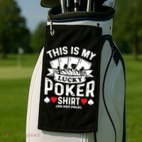 Lucky Poker Golf Towel thumb 2