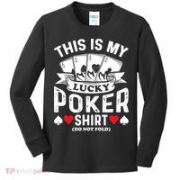Lucky Poker Kids Long Sleeve Shirt thumb 0