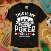Lucky Poker Kids T-Shirt thumb 3