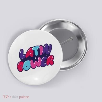 Latin Power Button