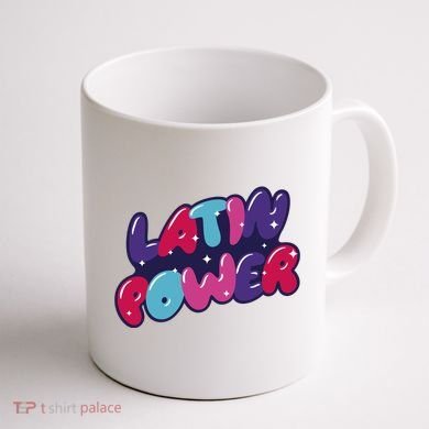 Latin Power Coffee Mug back