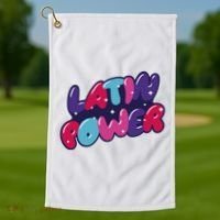 Latin Power Golf Towel thumb 1