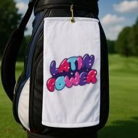 Latin Power Golf Towel thumb 2