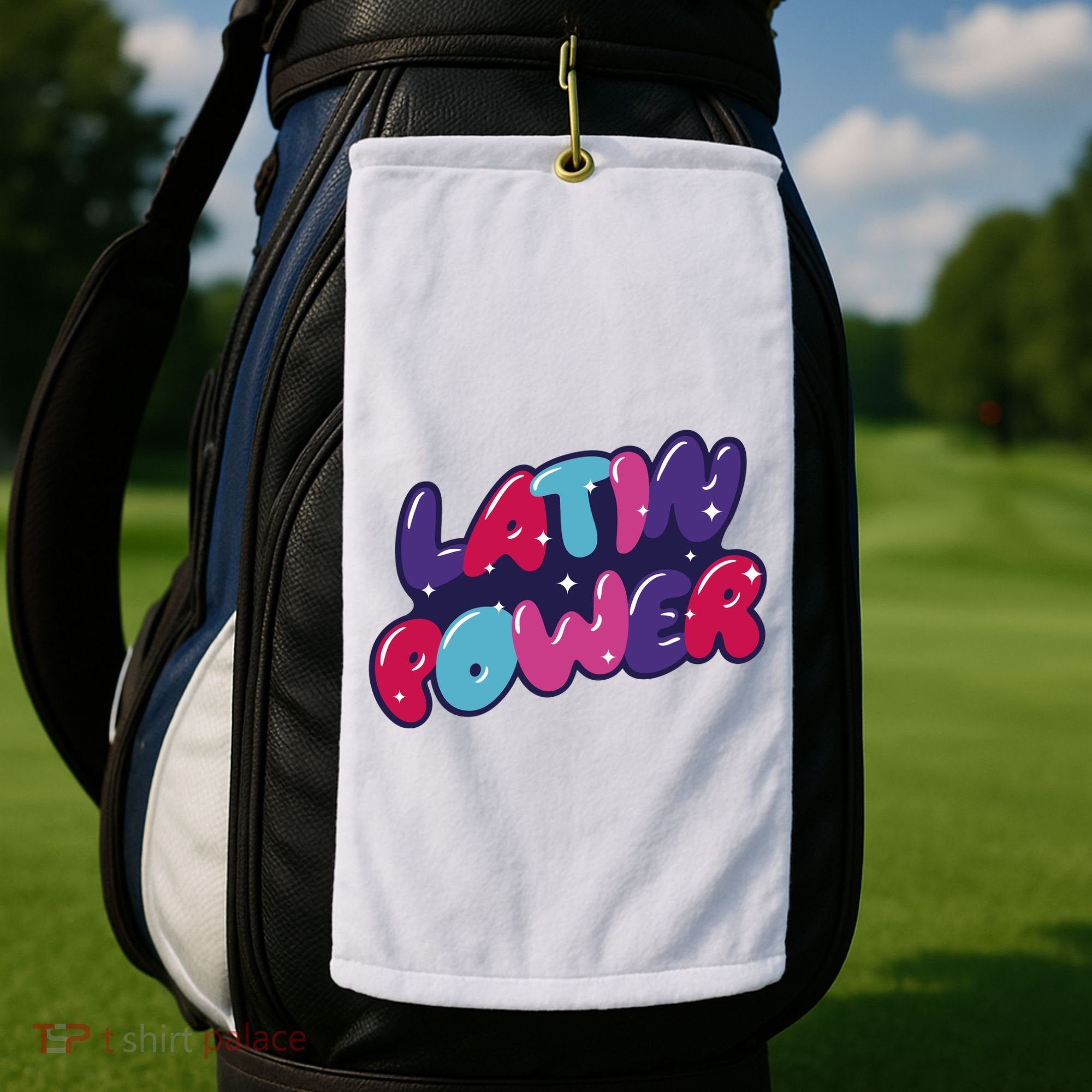 Latin Power Golf Towel