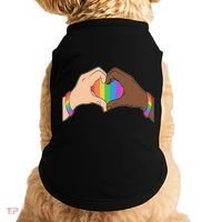 LGBT Pride Love Heart Hands Doggie Tank thumb 0