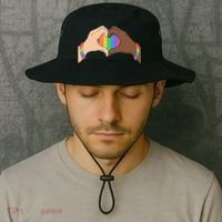 LGBT Pride Love Heart Hands Bucket Hat thumb 2