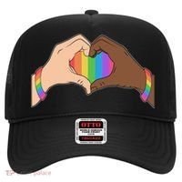 LGBT Pride Love Heart Hands Hat thumb 0