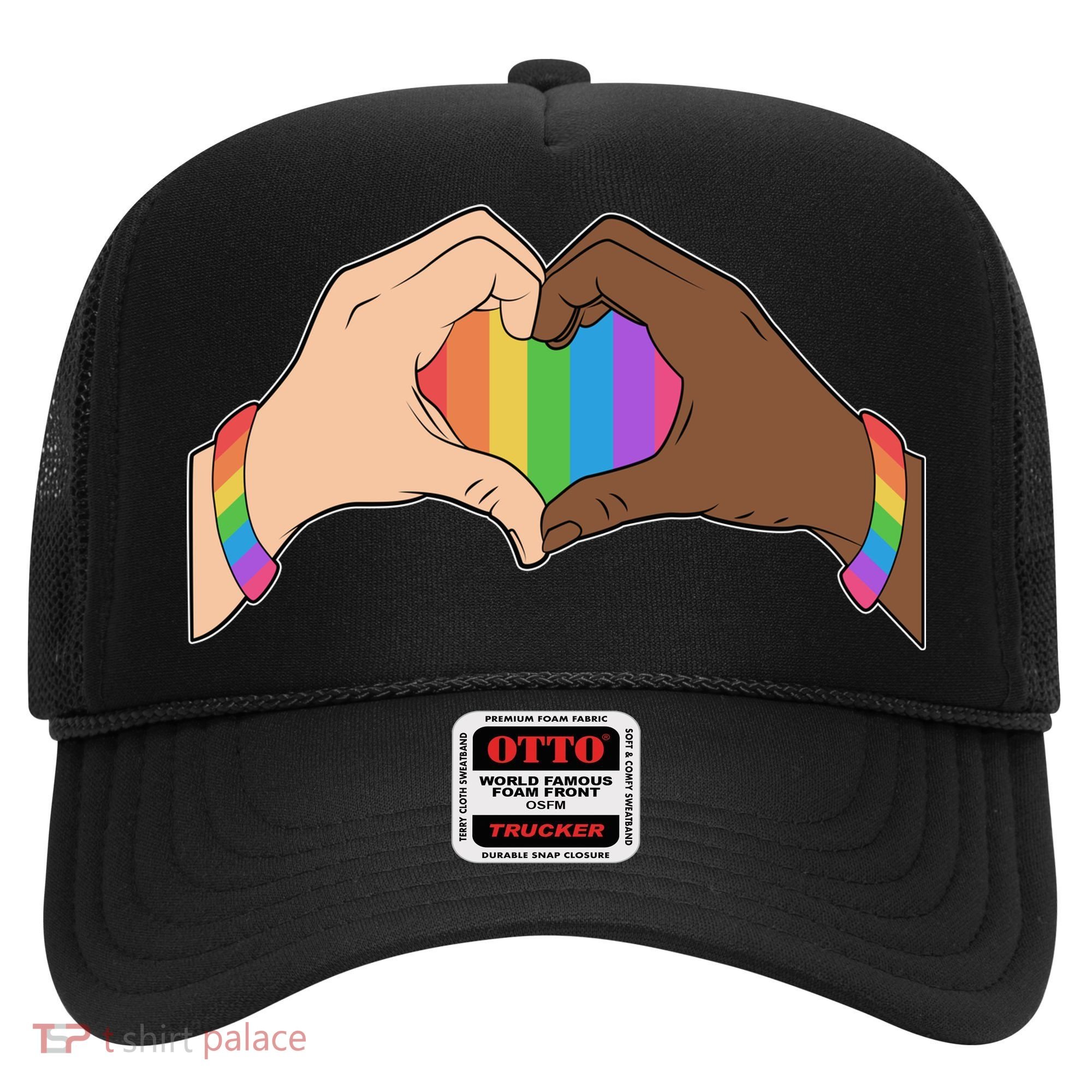 LGBT Pride Love Heart Hands Hat