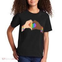 LGBT Pride Love Heart Hands Kids T-Shirt thumb 2