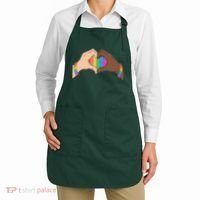 LGBT Pride Love Heart Hands Apron thumb 2