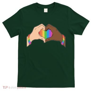 LGBT Pride Love Heart Hands T-Shirt