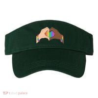 LGBT Pride Love Heart Hands Visor thumb 0
