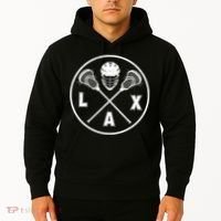 LAX Player Lacrosse Lacrosse Logo Lacrosse Lovers Hoodie thumb 2