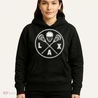 LAX Player Lacrosse Lacrosse Logo Lacrosse Lovers Hoodie thumb 5