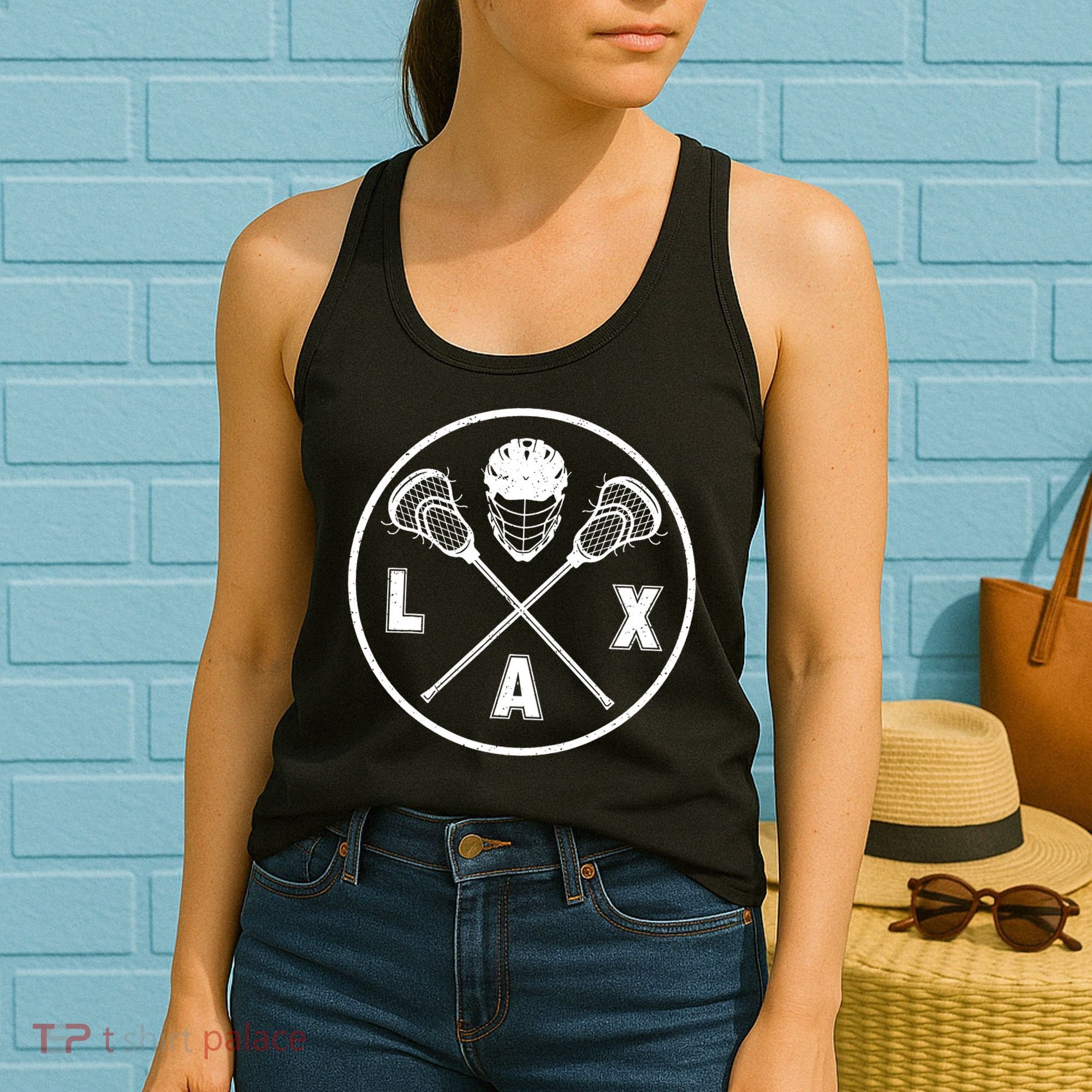 LAX Player Lacrosse Lacrosse Logo Lacrosse Lovers Women's Tank Top