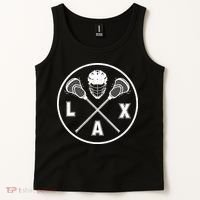 LAX Player Lacrosse Lacrosse Logo Lacrosse Lovers Tank Top thumb 2