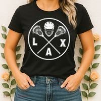 LAX Player Lacrosse Lacrosse Logo Lacrosse Lovers Women's T-Shirt thumb 2