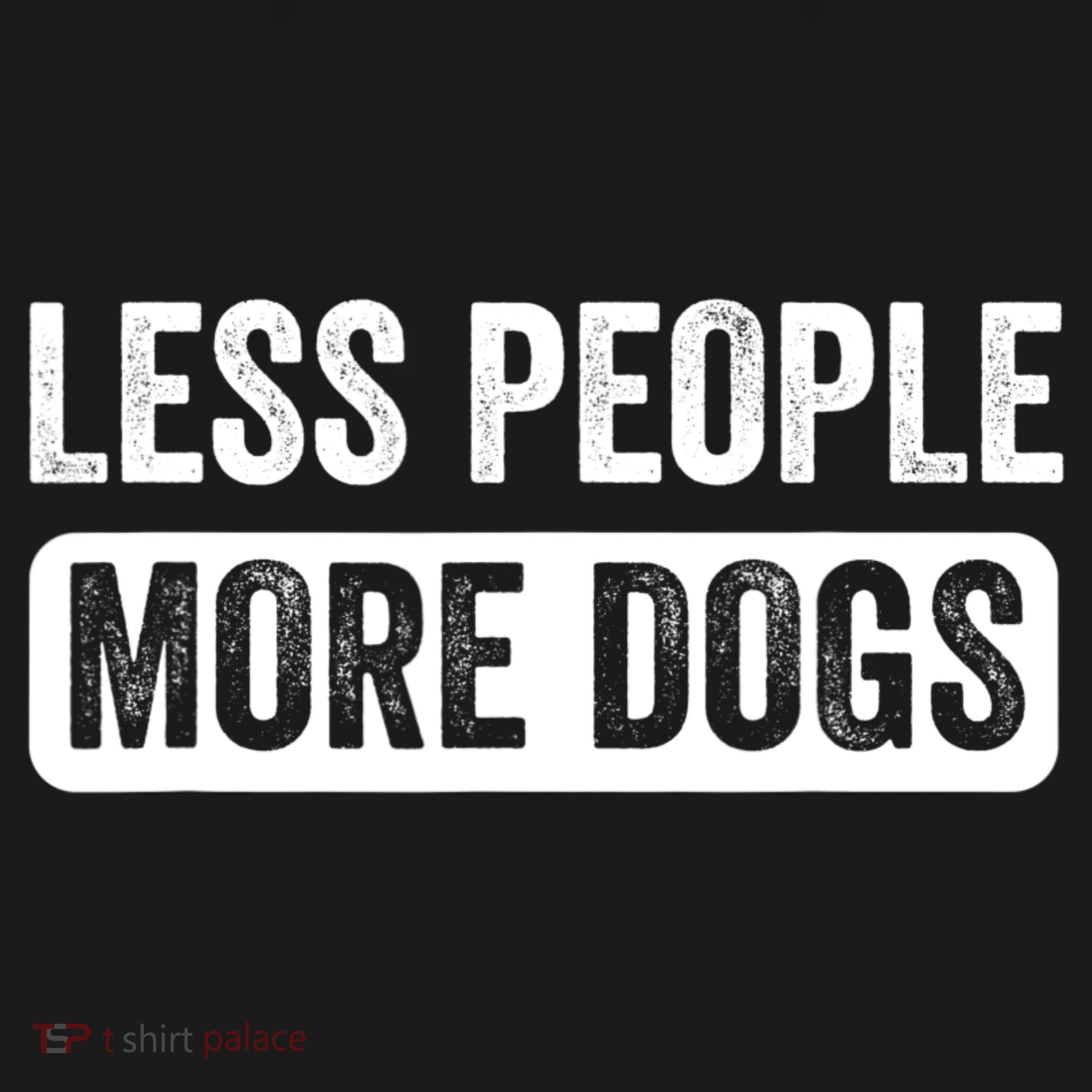 Less People More Dogs Funny Humorous Dog Lovers Women's Hoodie