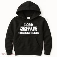 Lord Protect Me While I'm In These Streets Kids Hoodie thumb 0