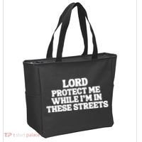 Lord Protect Me While I'm In These Streets Tote Bag thumb 2