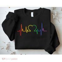 Lgbt Pride Month 2024 Lgbt Awareness Month Gift Sweatshirt thumb 2
