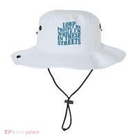 Lord Protect Me While I'm In These Streets Funny Bucket Hat thumb 0