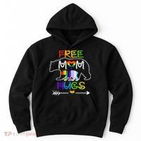 Lgbtq Pride Mama Bear Free Mom Hugs Pride Hoodie thumb 0