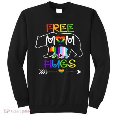 Lgbtq Pride Mama Bear Free Mom Hugs Pride Sweatshirt