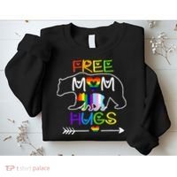 Lgbtq Pride Mama Bear Free Mom Hugs Pride Sweatshirt thumb 2