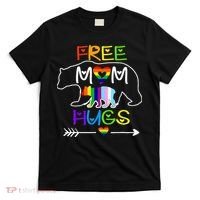 Lgbtq Pride Mama Bear Free Mom Hugs Pride T-Shirt thumb 0