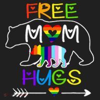 Lgbtq Pride Mama Bear Free Mom Hugs Pride Beanie thumb 2