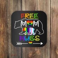 Lgbtq Pride Mama Bear Free Mom Hugs Pride Coaster thumb 0