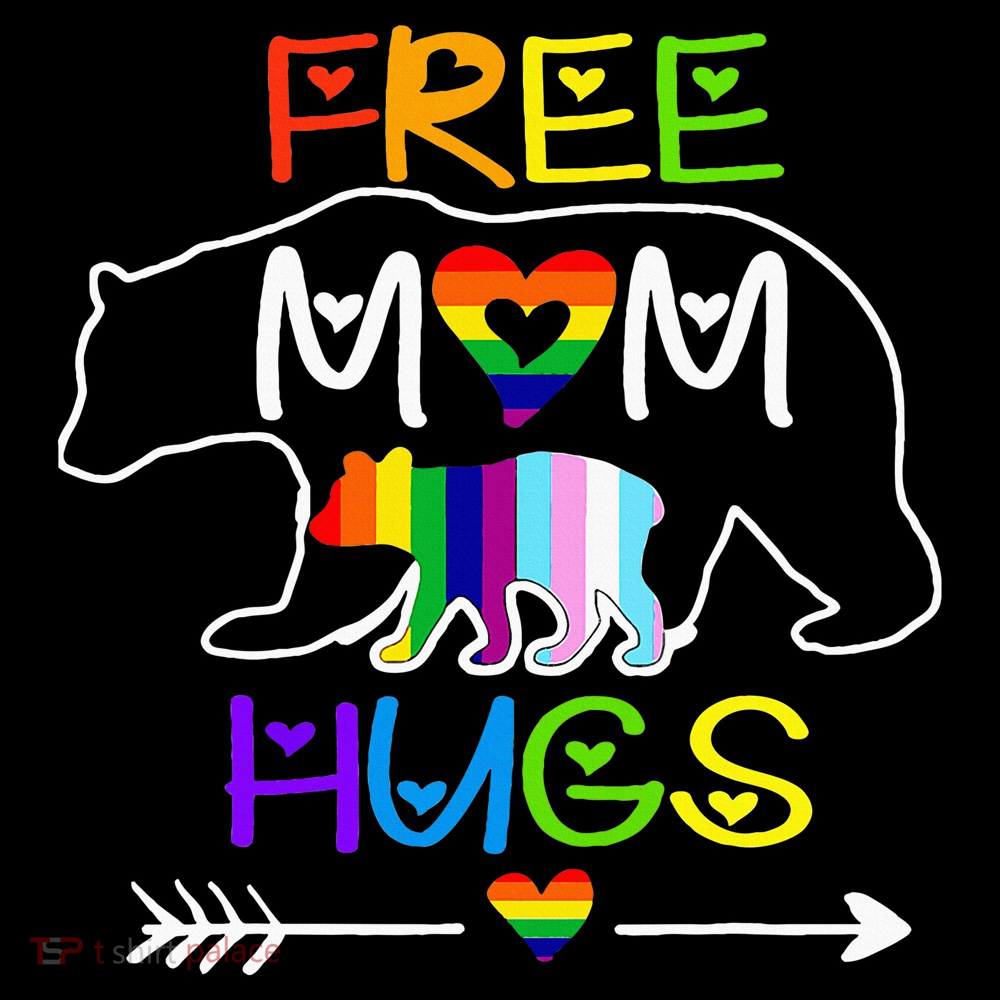 Lgbtq Pride Mama Bear Free Mom Hugs Pride Coaster