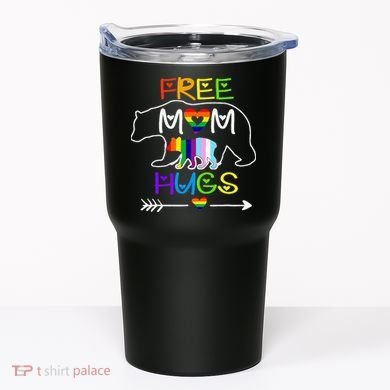 Lgbtq Pride Mama Bear Free Mom Hugs Pride Tumbler