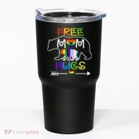 Lgbtq Pride Mama Bear Free Mom Hugs Pride Tumbler thumb 0
