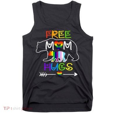 Lgbtq Pride Mama Bear Free Mom Hugs Pride Tank Top