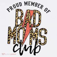 Leopard Proud Member Of Bad Moms Club Lightning Bolt Western Women's Tank Top thumb 5