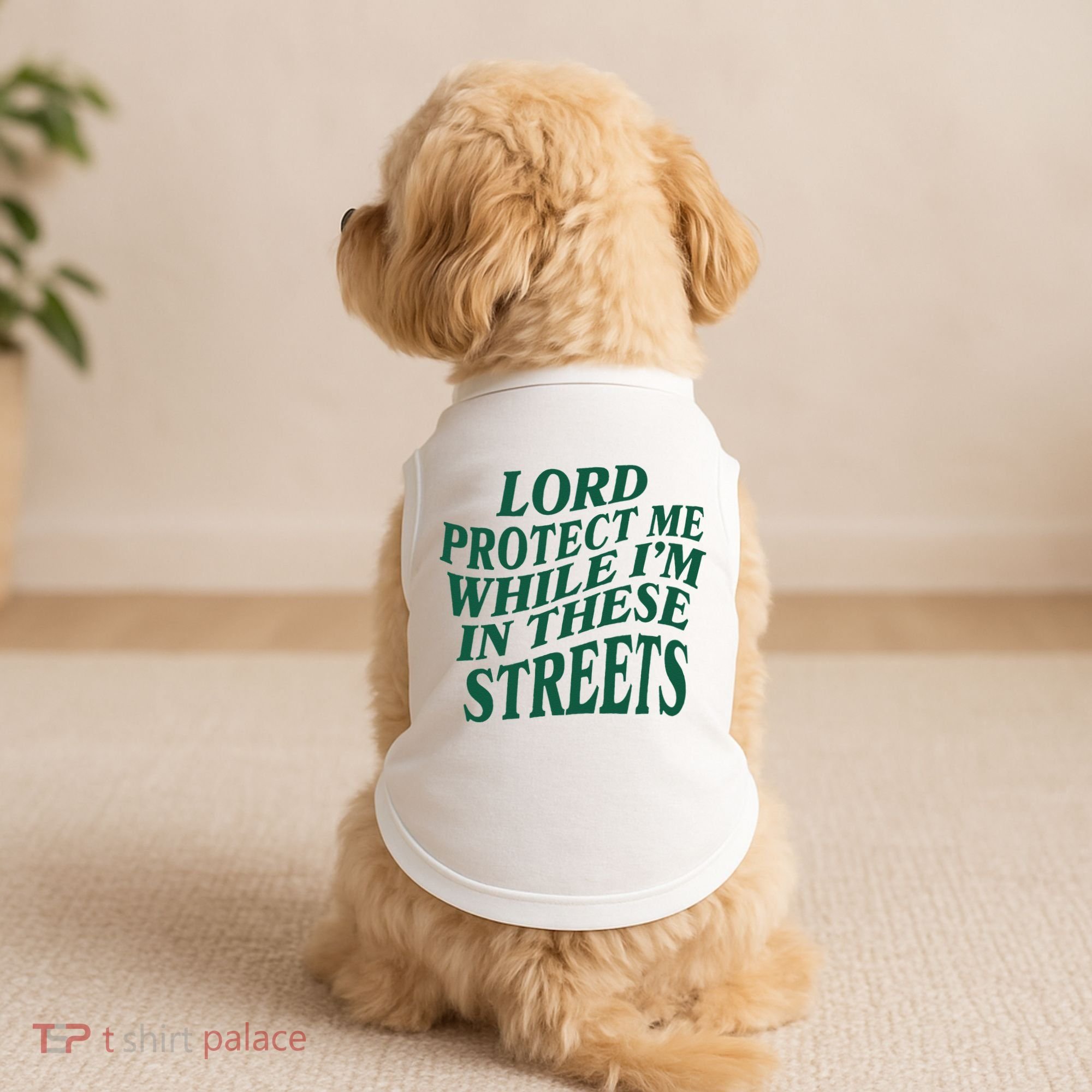 Lord Protect Me While Im In These Streets Doggie Tank