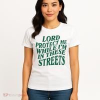 Lord Protect Me While Im In These Streets Women's T-Shirt thumb 4