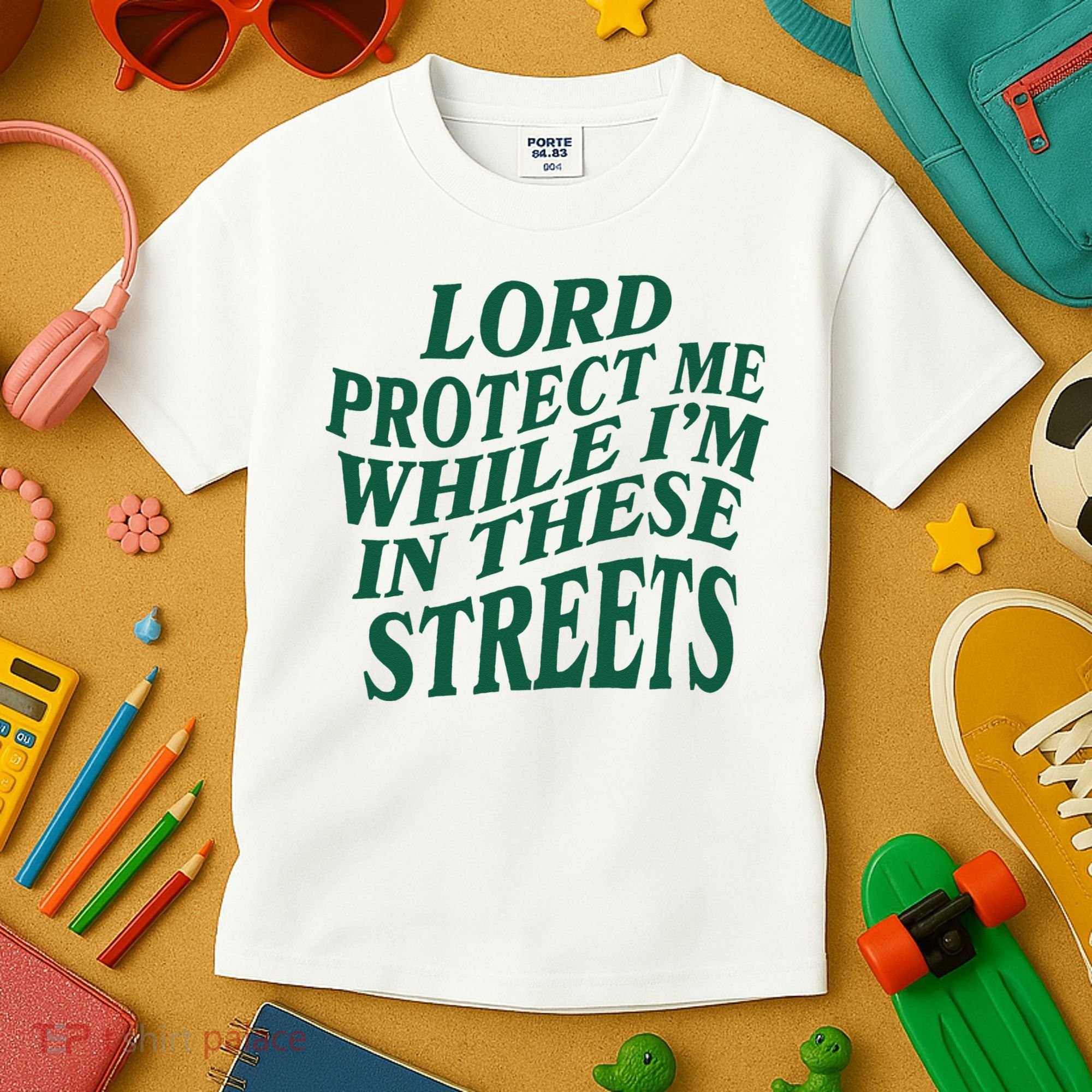 Lord Protect Me While Im In These Streets Kids T-Shirt
