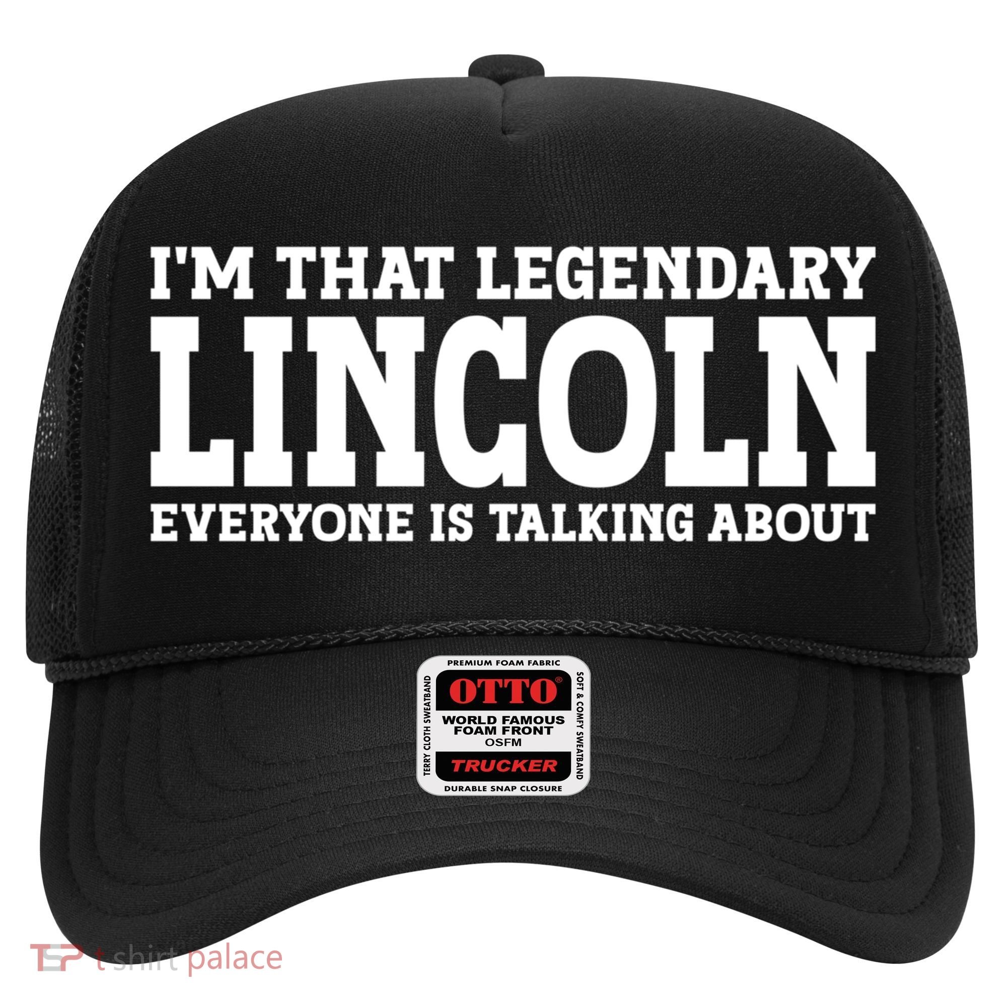 Lincoln Personal Name Funny Lincoln Gift Hat