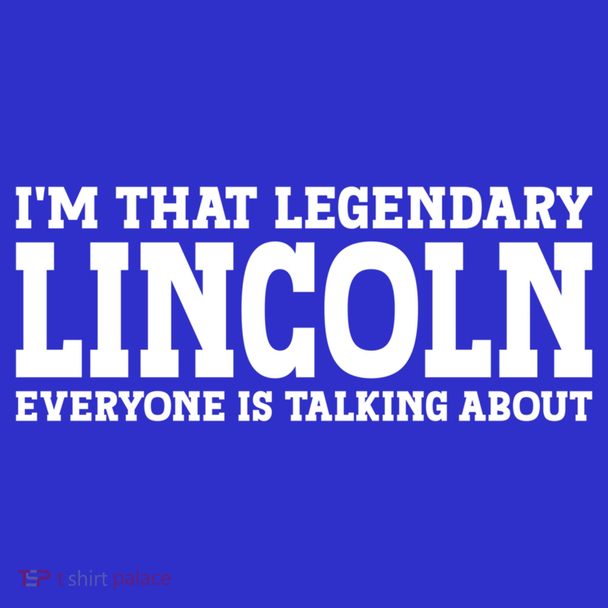 Lincoln Personal Name Funny Lincoln Gift Coaster