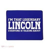 Lincoln Personal Name Funny Lincoln Gift Mousepad thumb 0